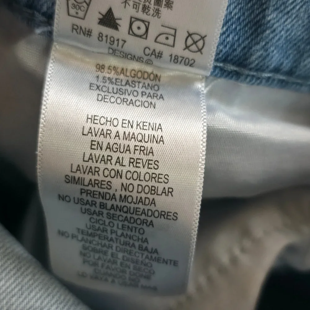 Levi's 511 Slim Jeans Boys 16 Reg Blue Light Wash Stretch Denim 28x28 9067-L3C